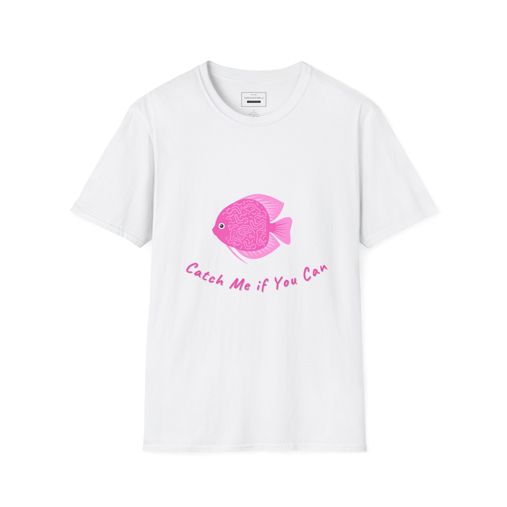 Catch Me If You Can Pink Fish T-Shirt