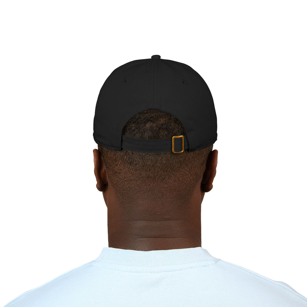 Embroidered Teddy Bear Baseball Cap — Organic Cotton Adjustable Hat