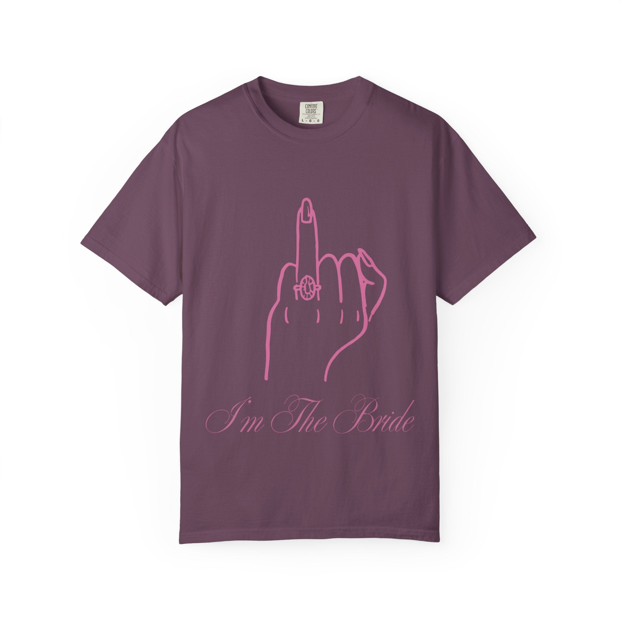 Bridal Middle Finger Tee — “I’m The Bride” Bachelorette Party T‑Shirt