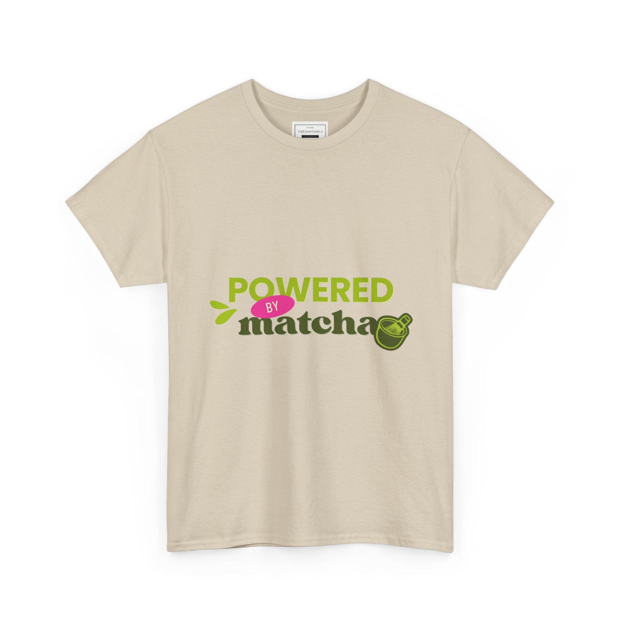 Powered by Matcha T-Shirt — Matcha Lover Tee