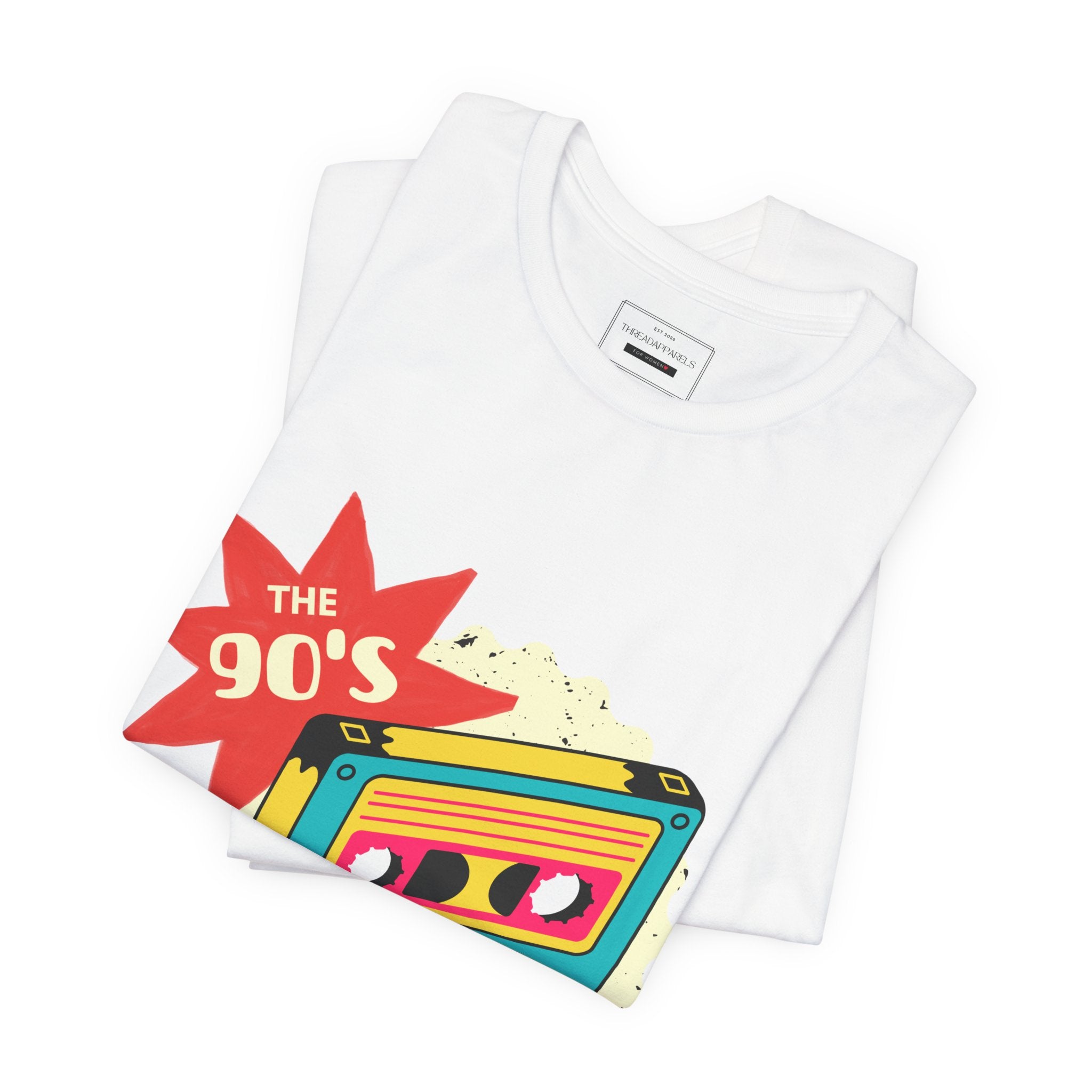90s Cassette Tape Tee — Retro Vintage Mixtape T-Shirt