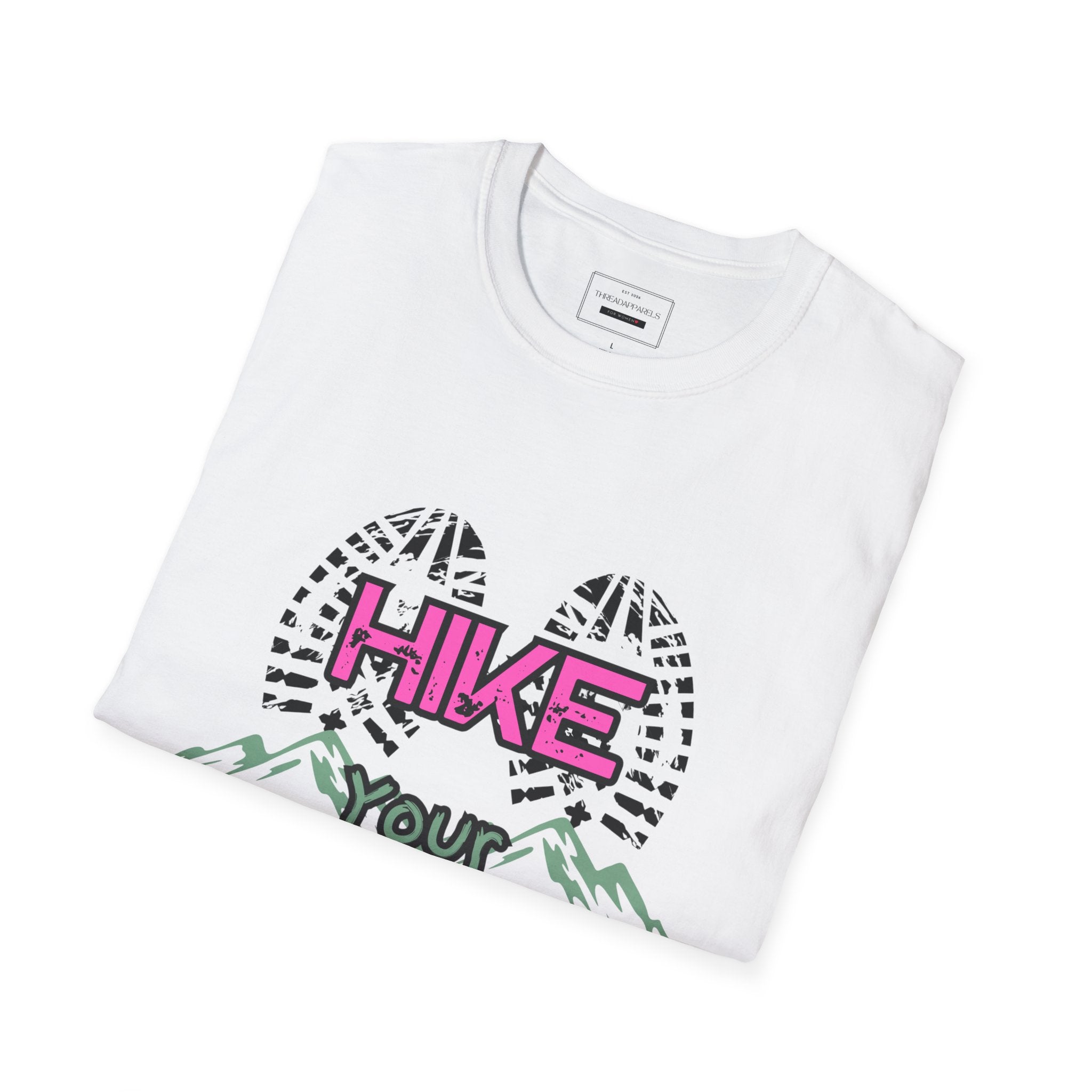 Hike Your Way Tee — Retro Mountain Hiking T‑Shirt
