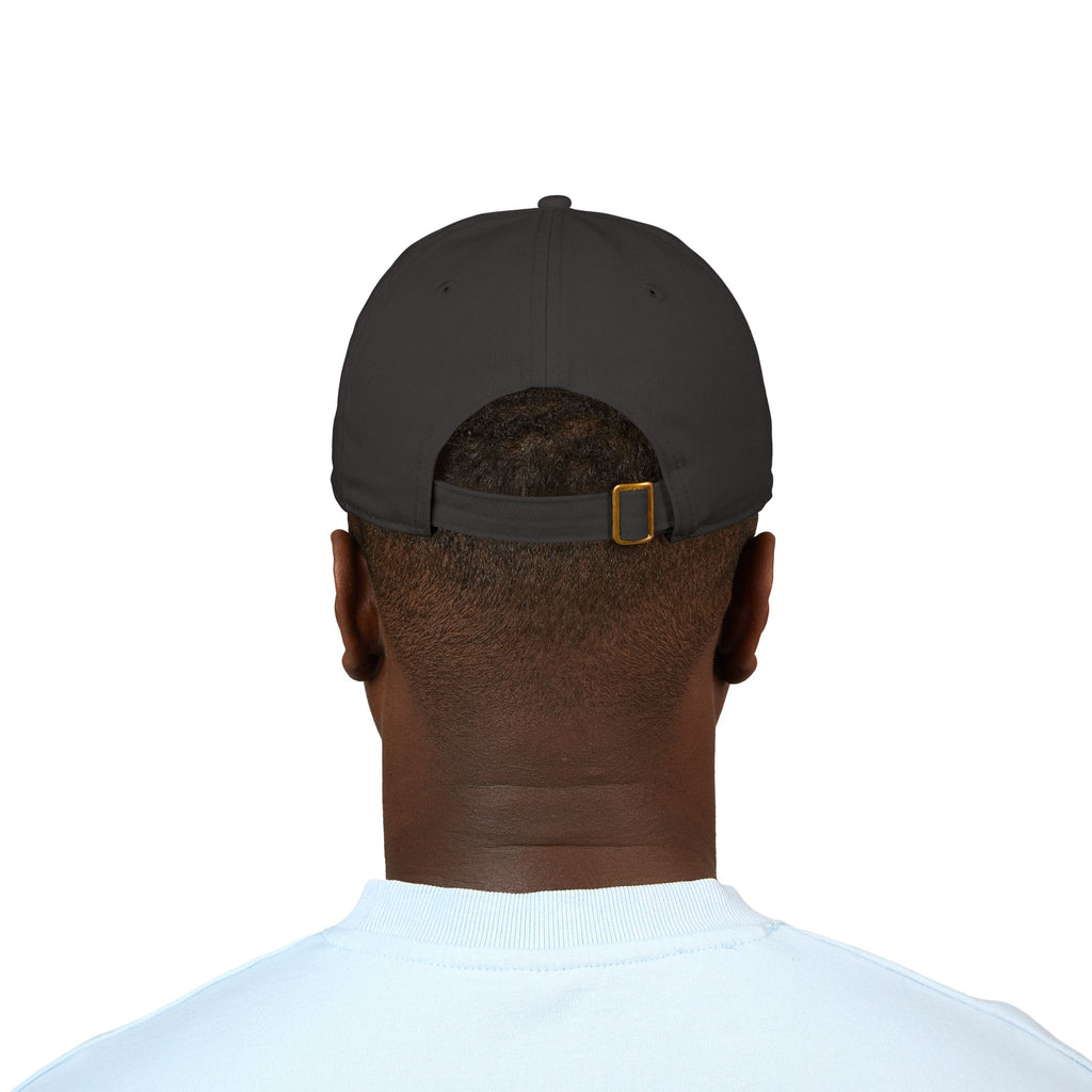 Embroidered Teddy Bear Baseball Cap — Organic Cotton Adjustable Hat