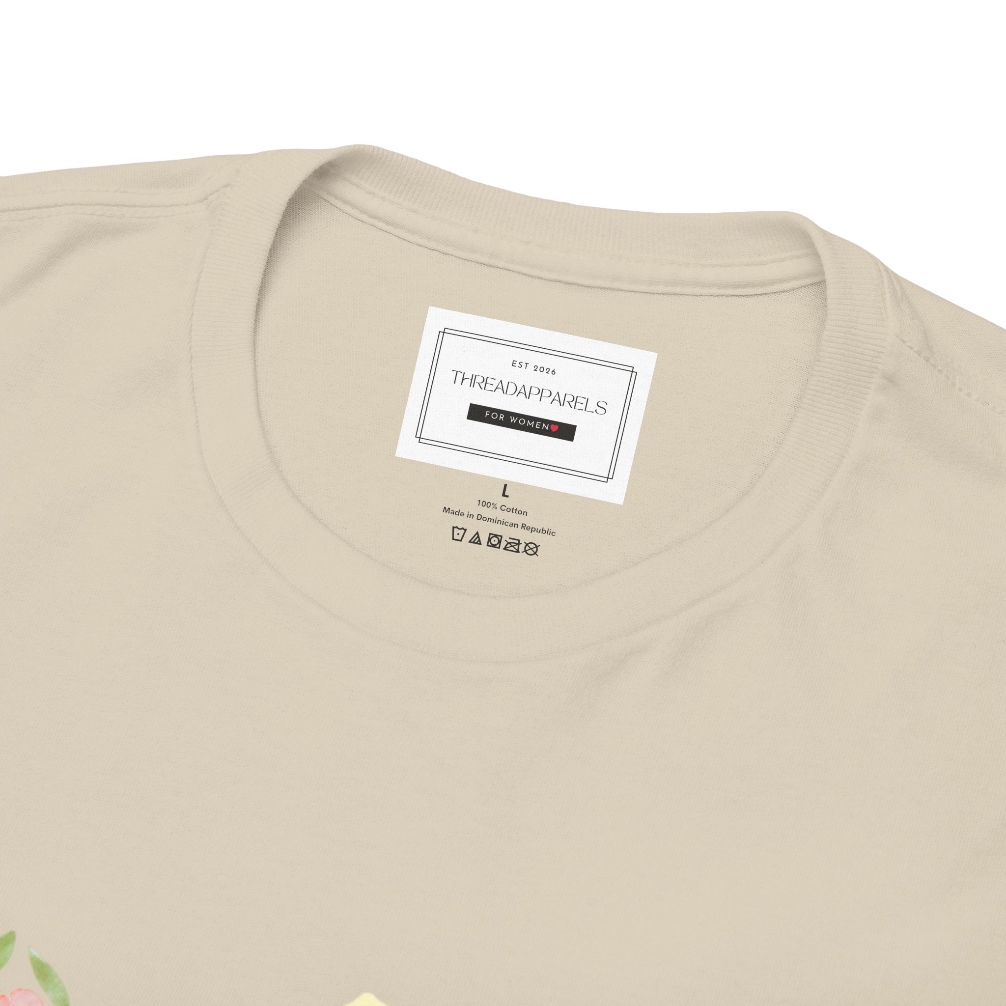 Bride Floral Tee — Gold Frame & Pink Rose Bachelorette Shirt