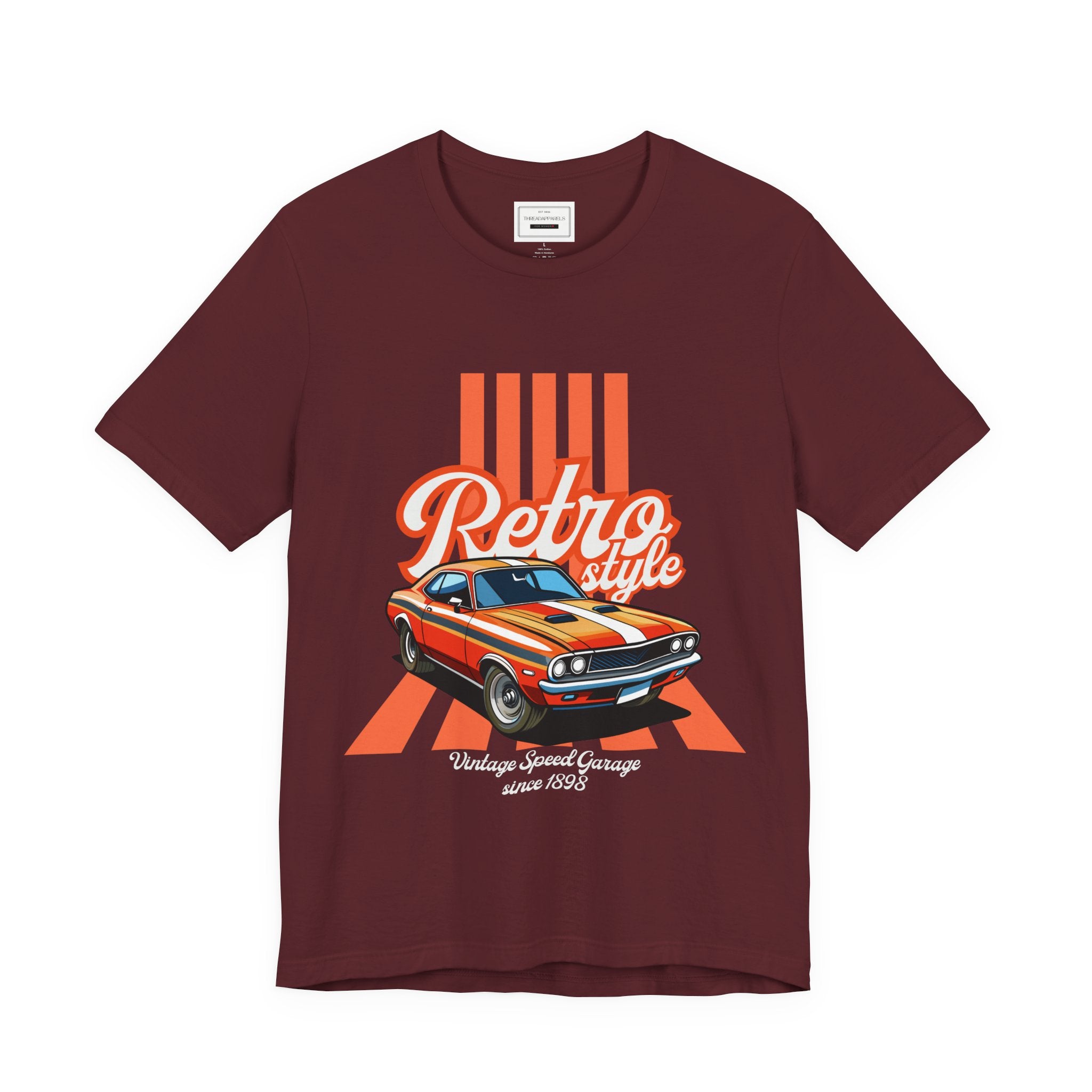 Retro Style Muscle Car Tee — Vintage Classic Car Graphic T-Shirt