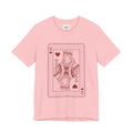 Queen of Hearts Playing Card T‑Shirt – Vintage Casino Graphic Tee