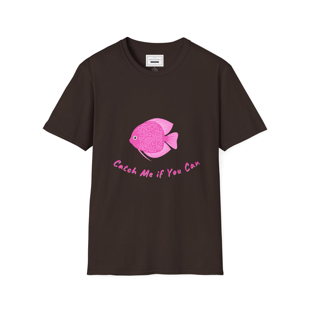 Catch Me If You Can Pink Fish T-Shirt