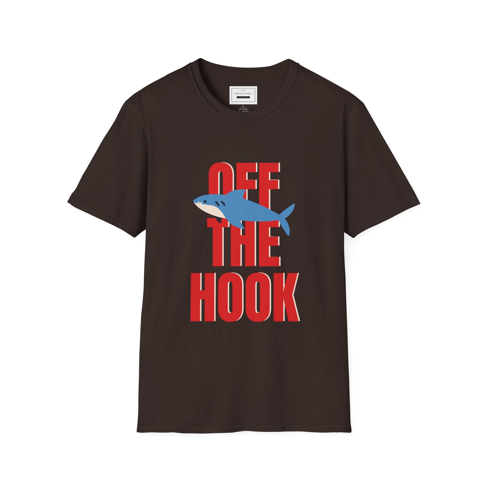 Off The Hook Shark T-Shirt — Funny Fishing Graphic Tee