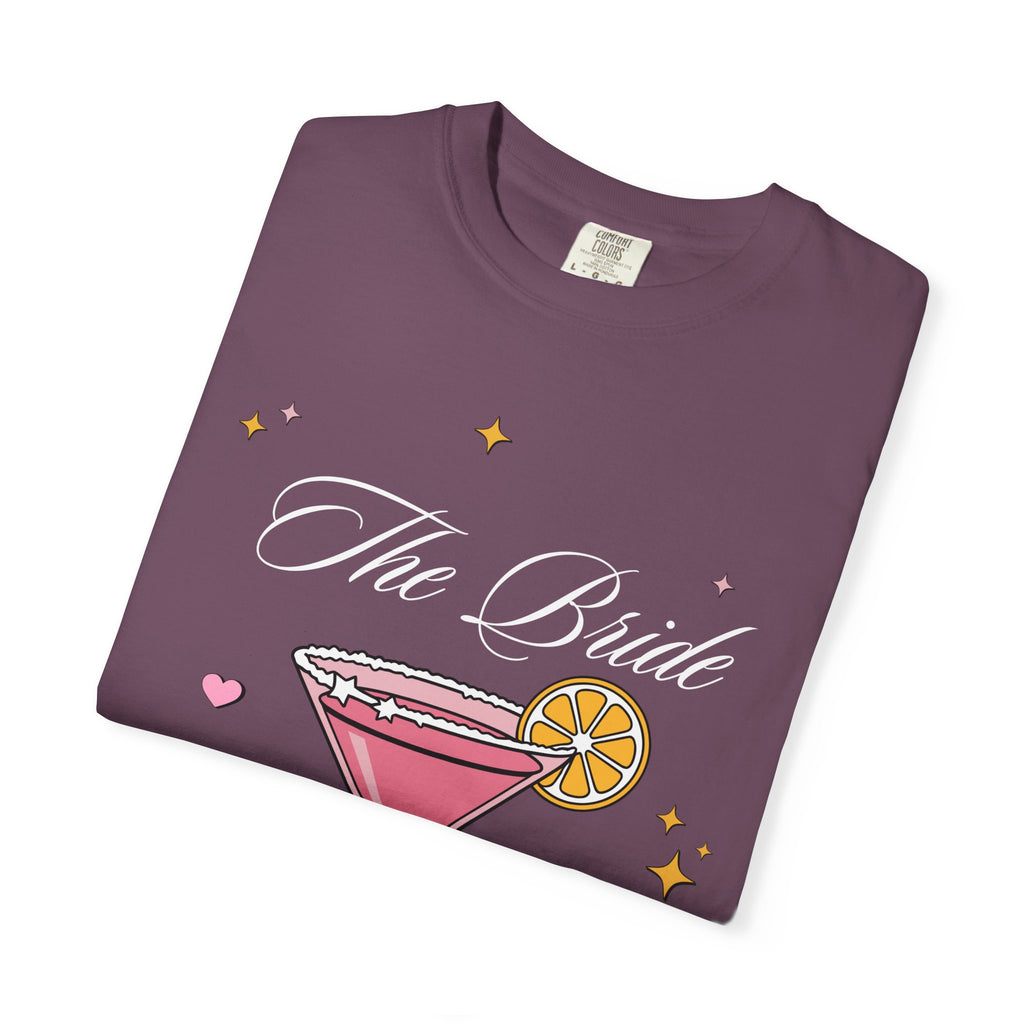 Bride T-Shirt — Pink Cocktail Bachelorette Tee