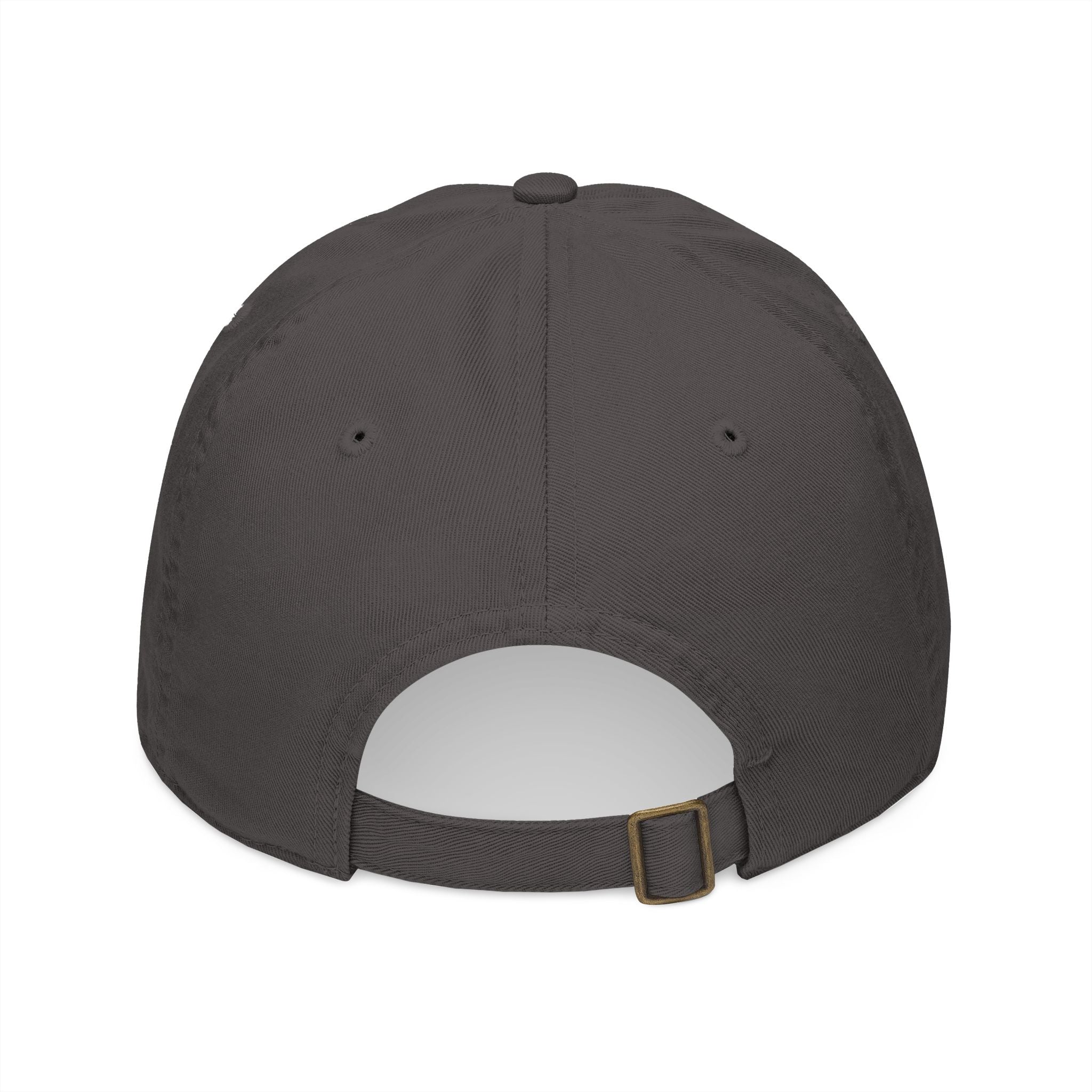 Embroidered Teddy Bear Baseball Cap — Organic Cotton Adjustable Hat