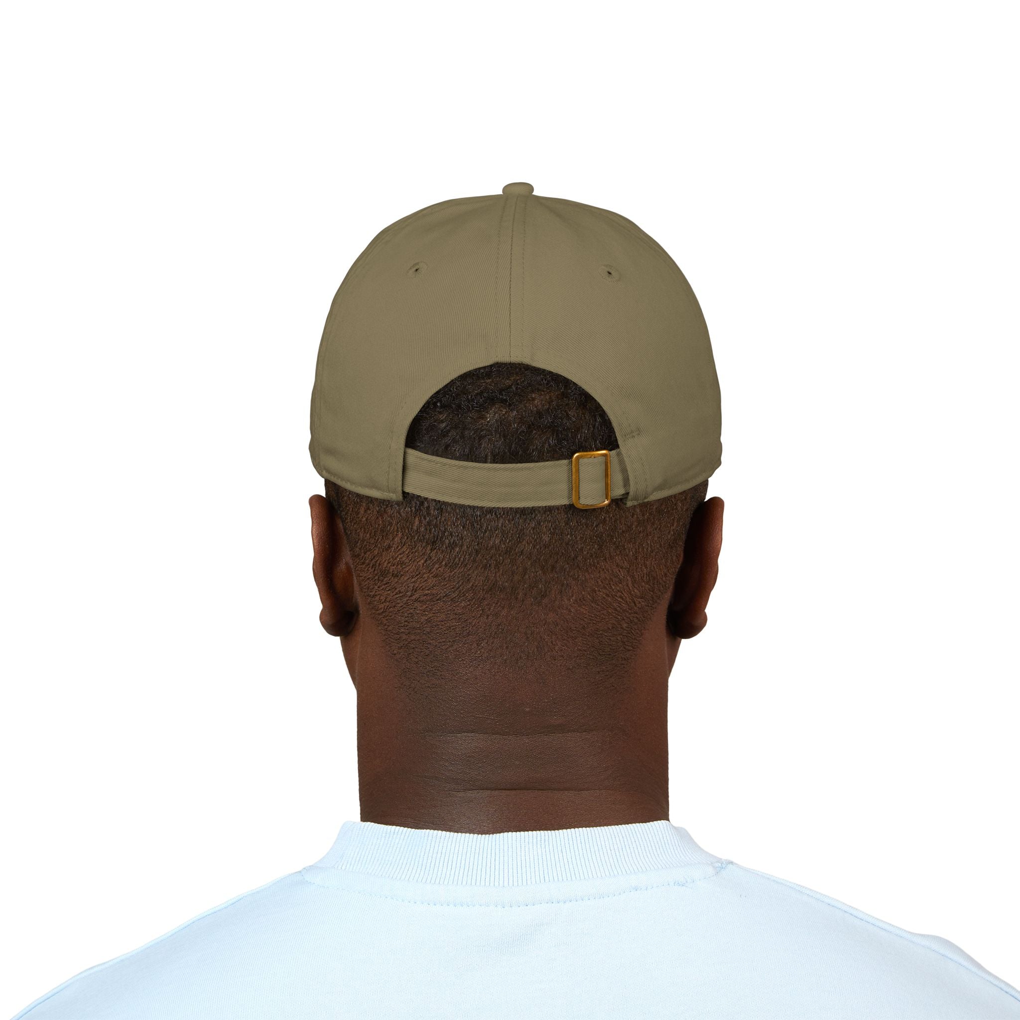 Embroidered Teddy Bear Baseball Cap — Organic Cotton Adjustable Hat