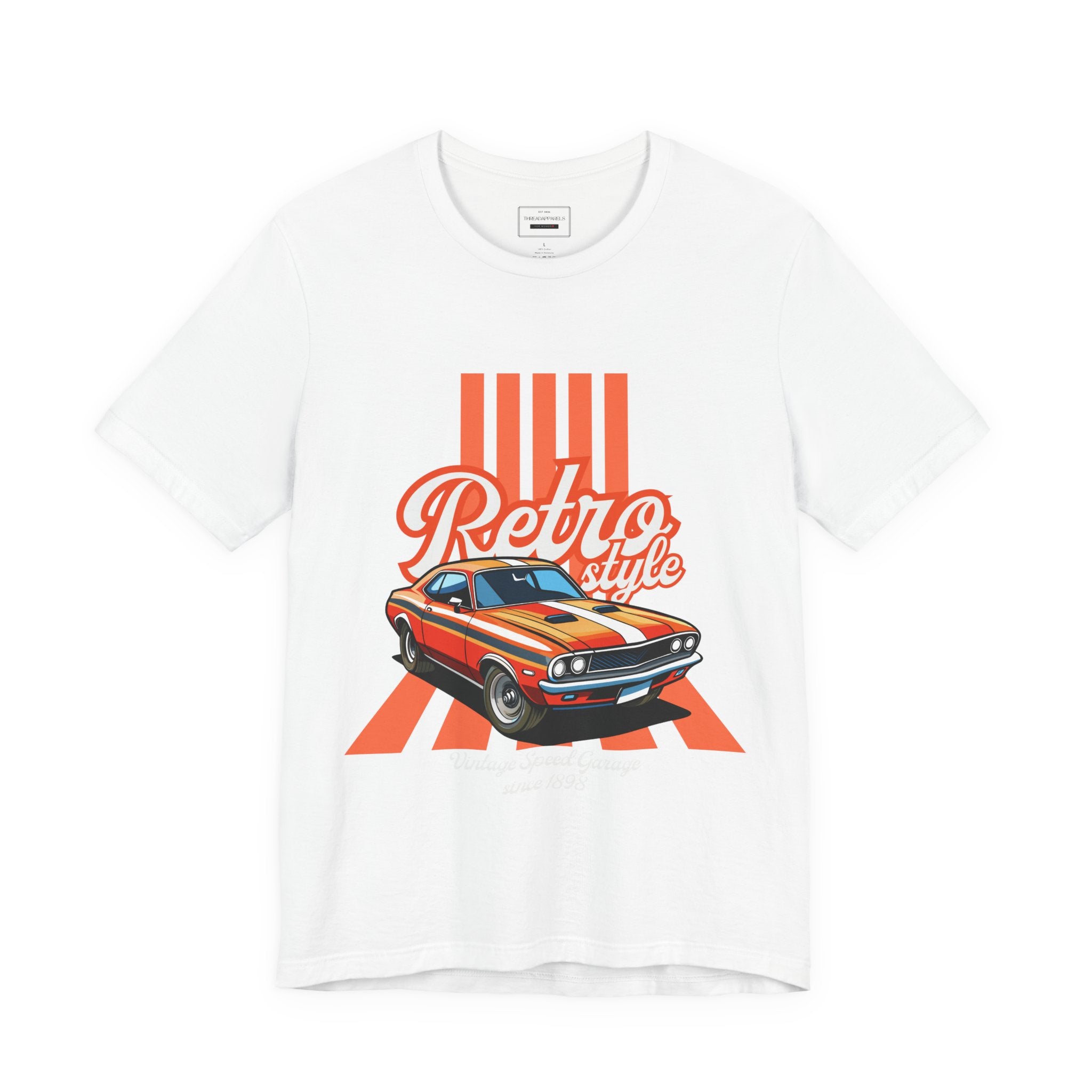 Retro Style Muscle Car Tee — Vintage Classic Car Graphic T-Shirt