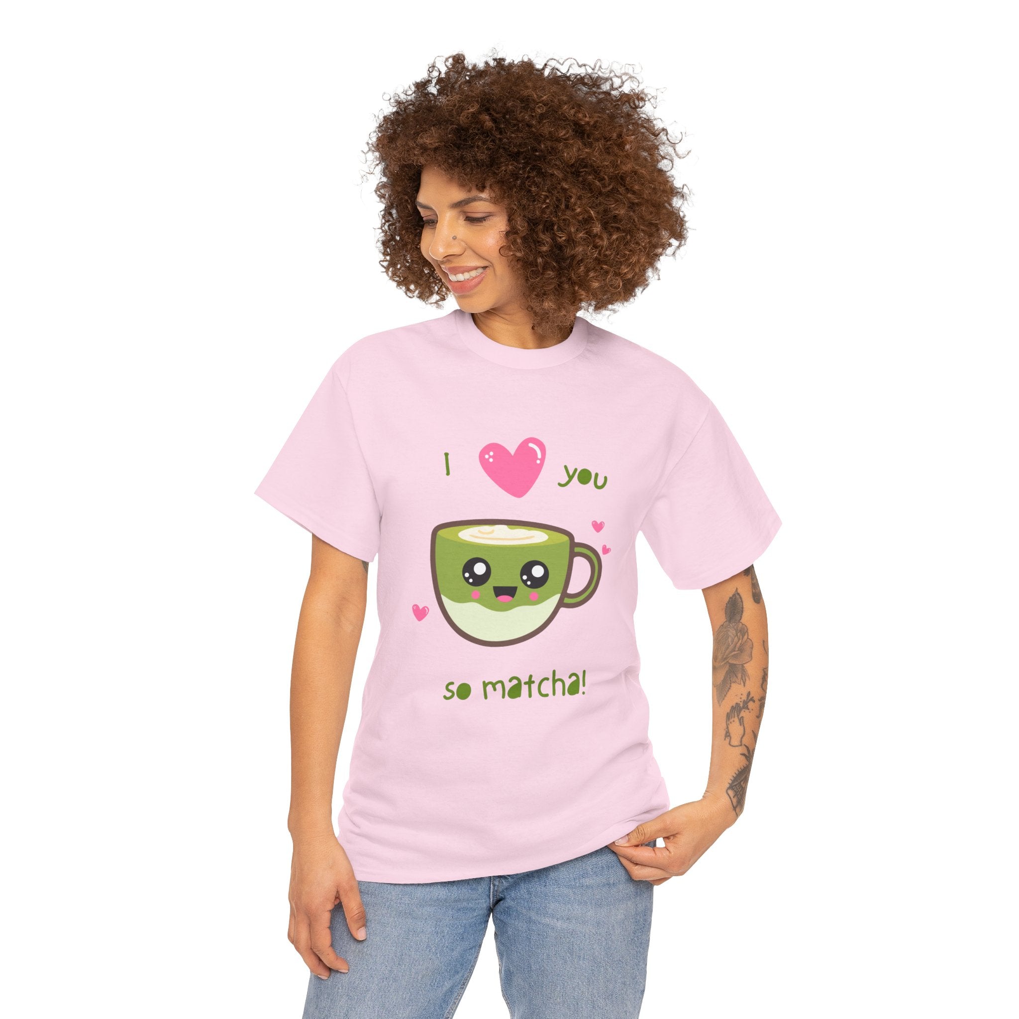 Matcha Love T-Shirt – "I  you so matcha!" Cute Kawaii Tea Tee, Valentine’s Day Gift