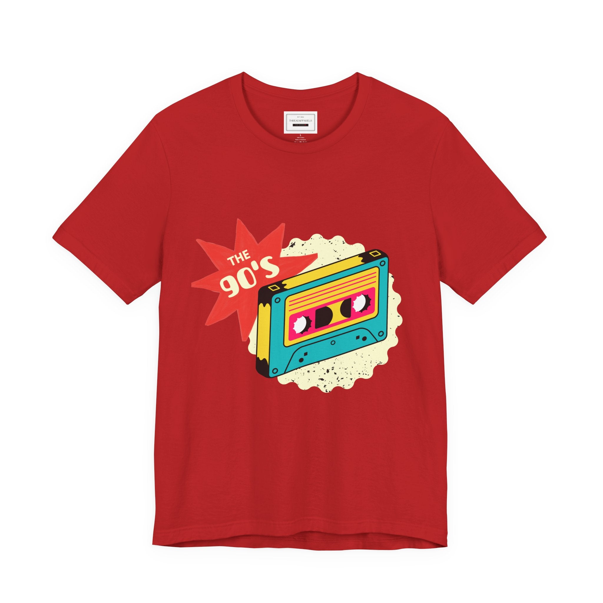 90s Cassette Tape Tee — Retro Vintage Mixtape T-Shirt