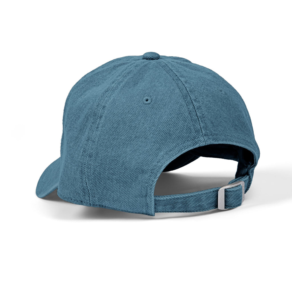 USA Embroidered Denim Hat — Light Wash Baseball Cap