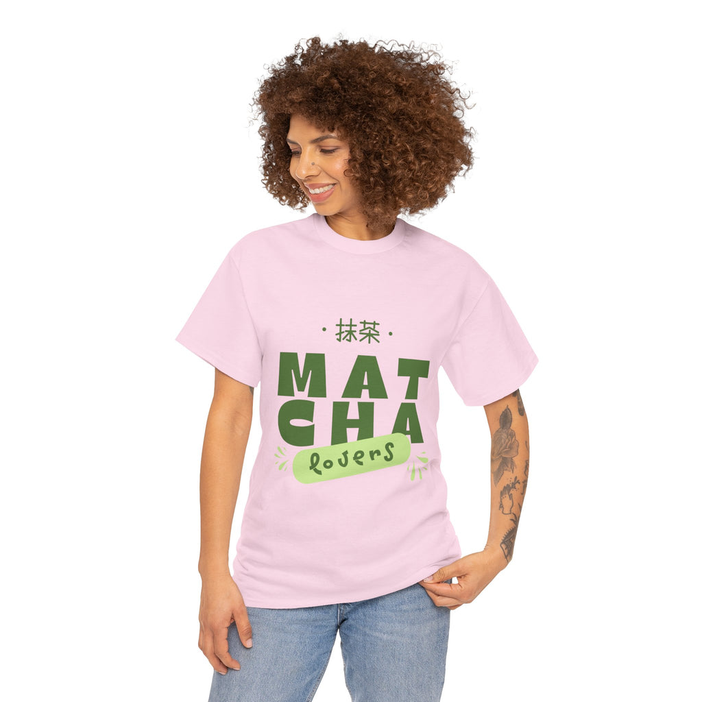 Matcha Lovers T-Shirt — Green Tea Aesthetic Tee (Matcha)