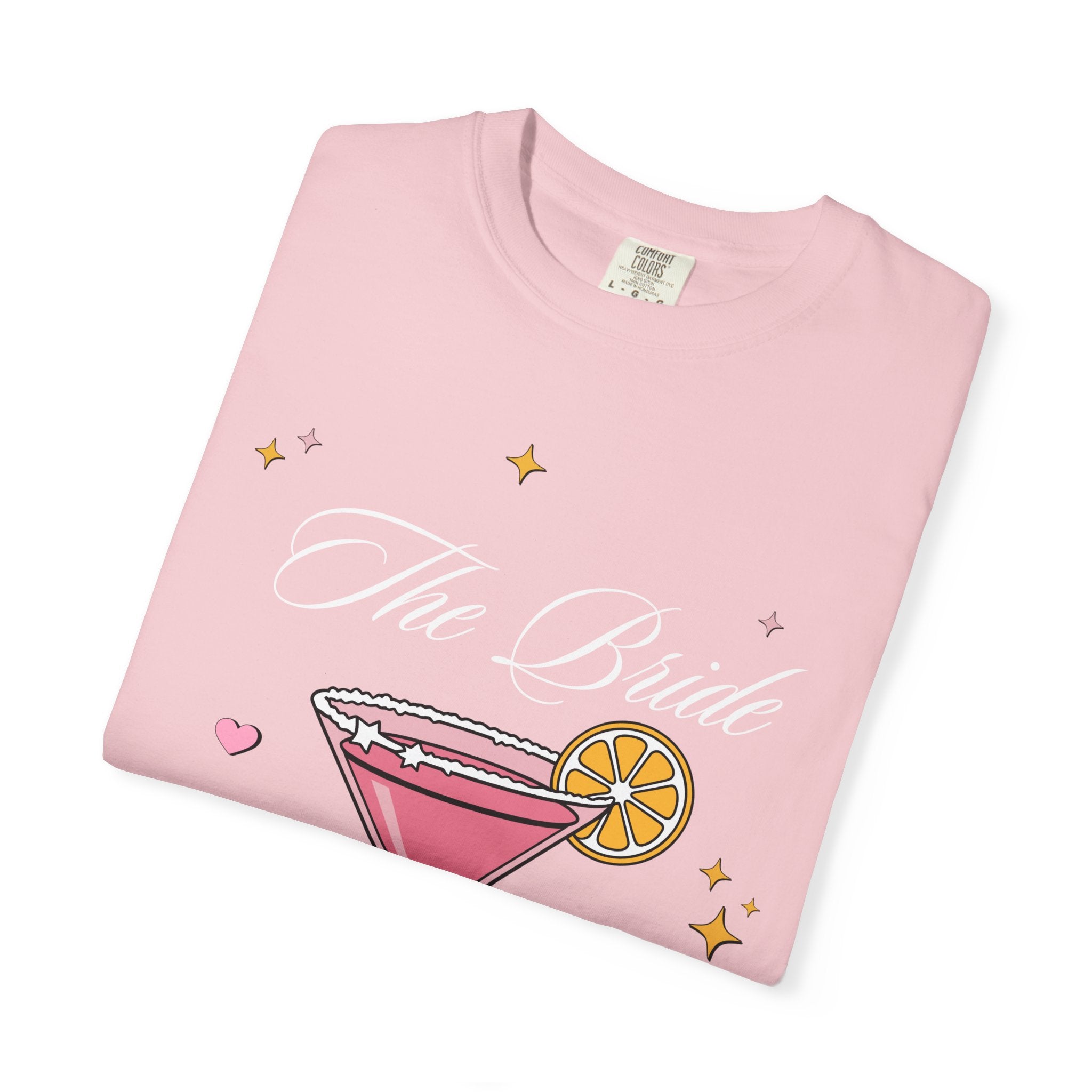 Bride T-Shirt — Pink Cocktail Bachelorette Tee