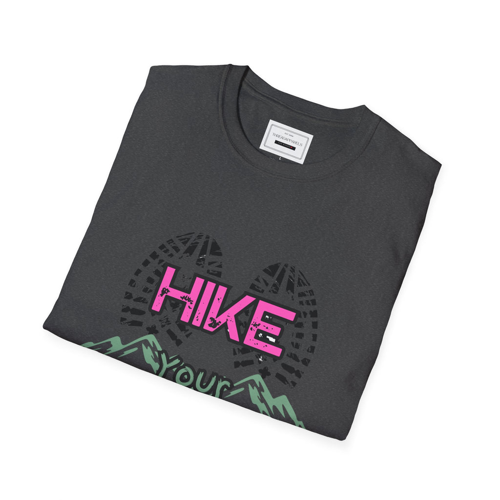 Hike Your Way Tee — Retro Mountain Hiking T‑Shirt