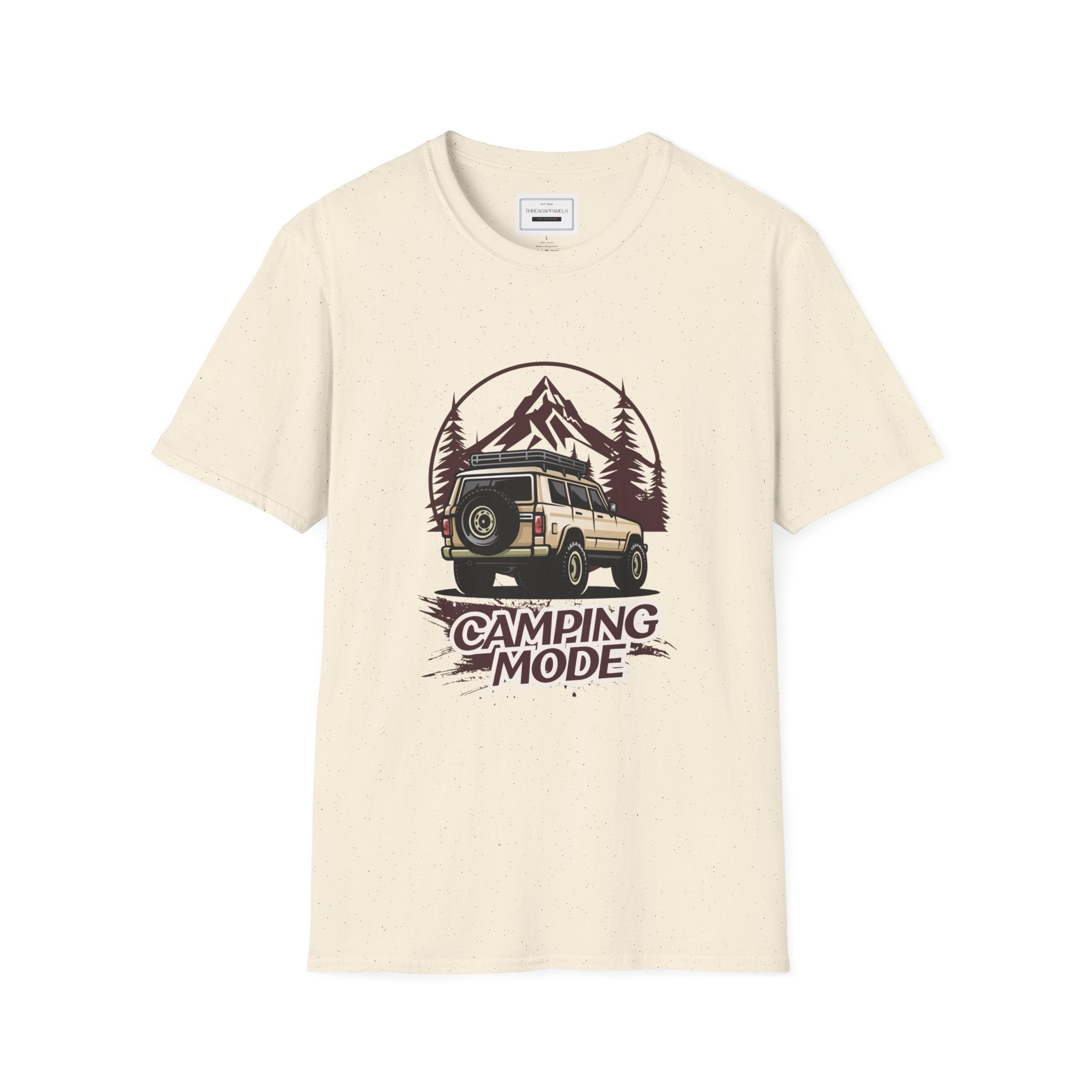 Camping Mode T-Shirt — Vintage Off-Road Camper Tee