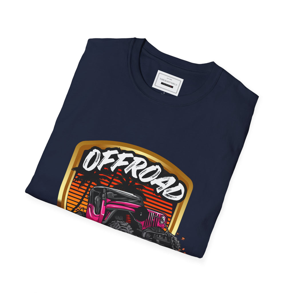 Offroad Adventure T-Shirt - Vintage Jeep Badge Graphic Tee