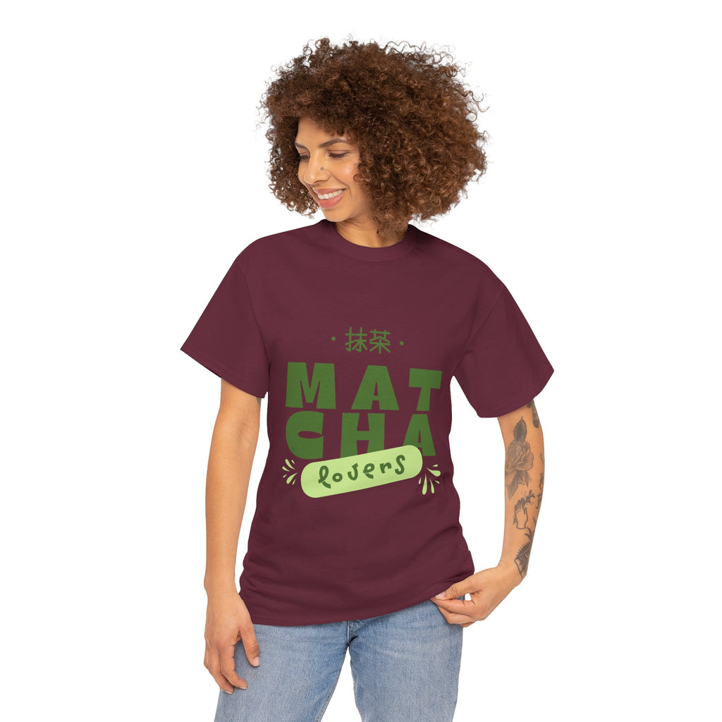 Matcha Lovers T-Shirt — Green Tea Aesthetic Tee (Matcha)