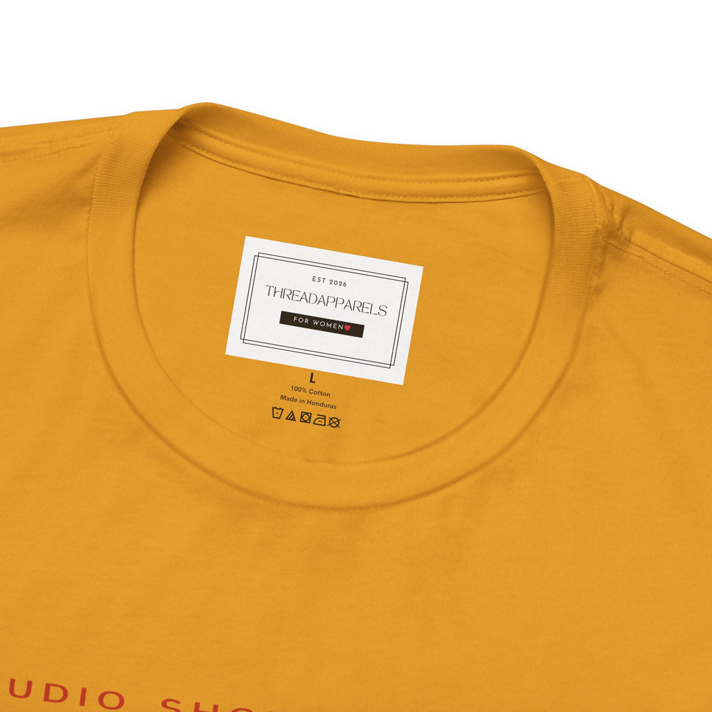 Retro Icons T-Shirt — Vintage Radio, Cassette & Alarm Clock Graphic Tee