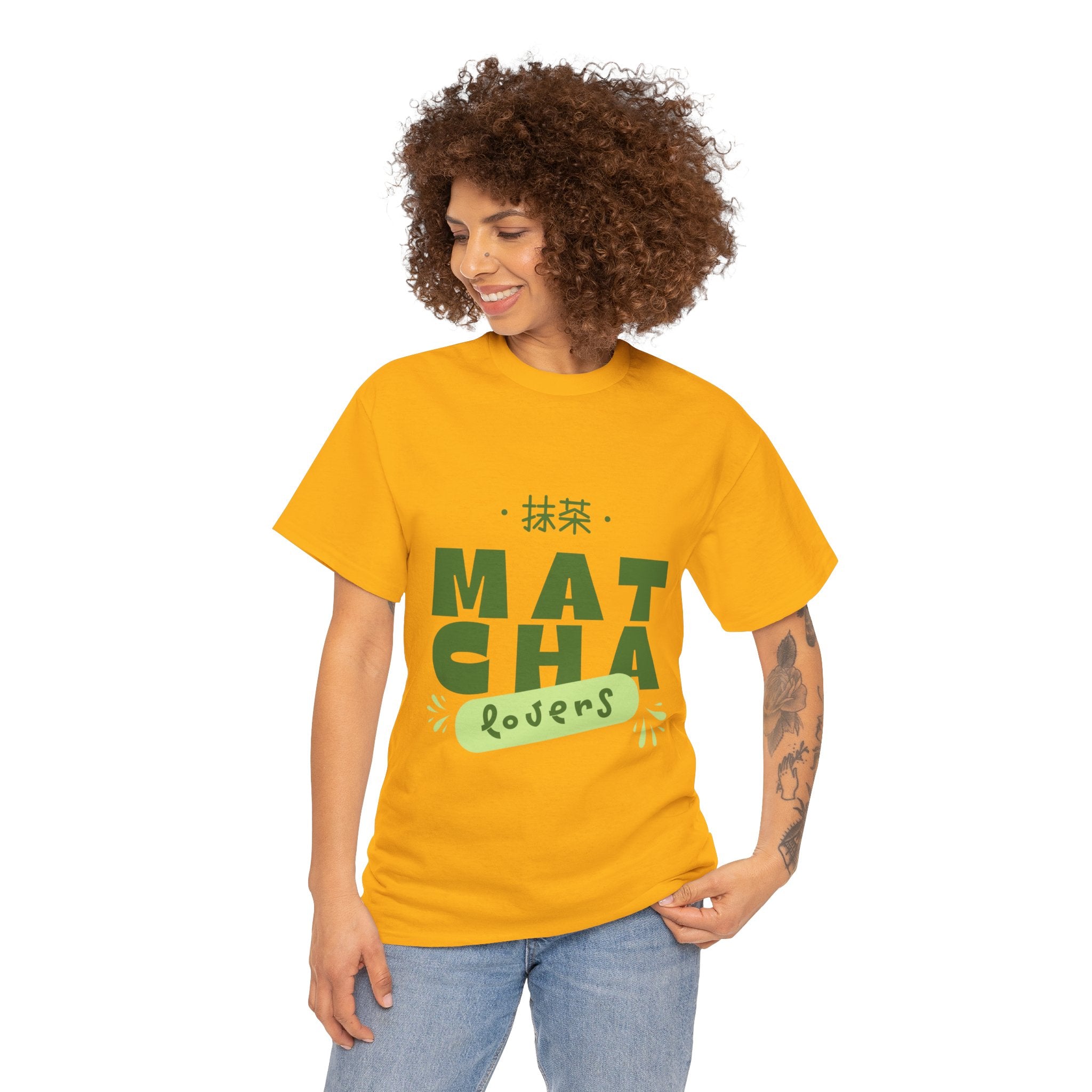 Matcha Lovers T-Shirt — Green Tea Aesthetic Tee (Matcha)