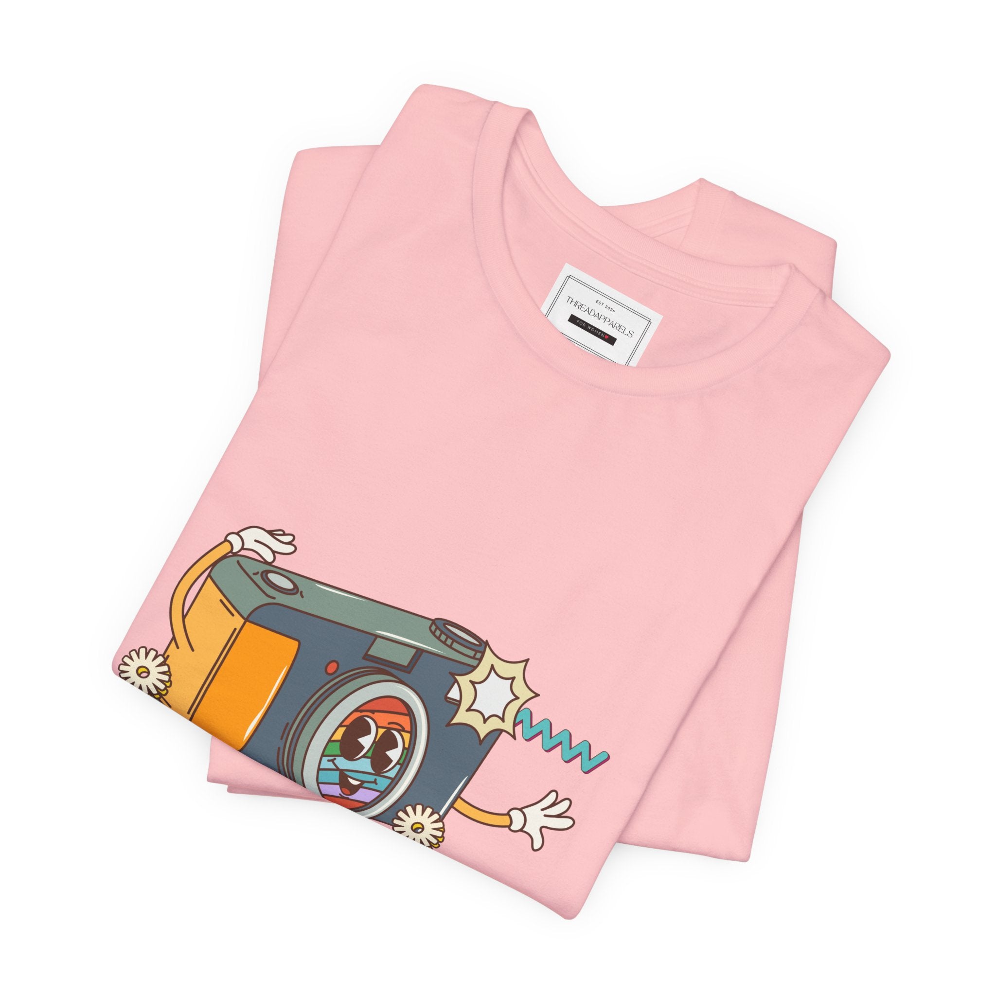 Camera Graphic Tee — "Capturing Moments That Last Forever" Vintage Film Photography T-Shirt