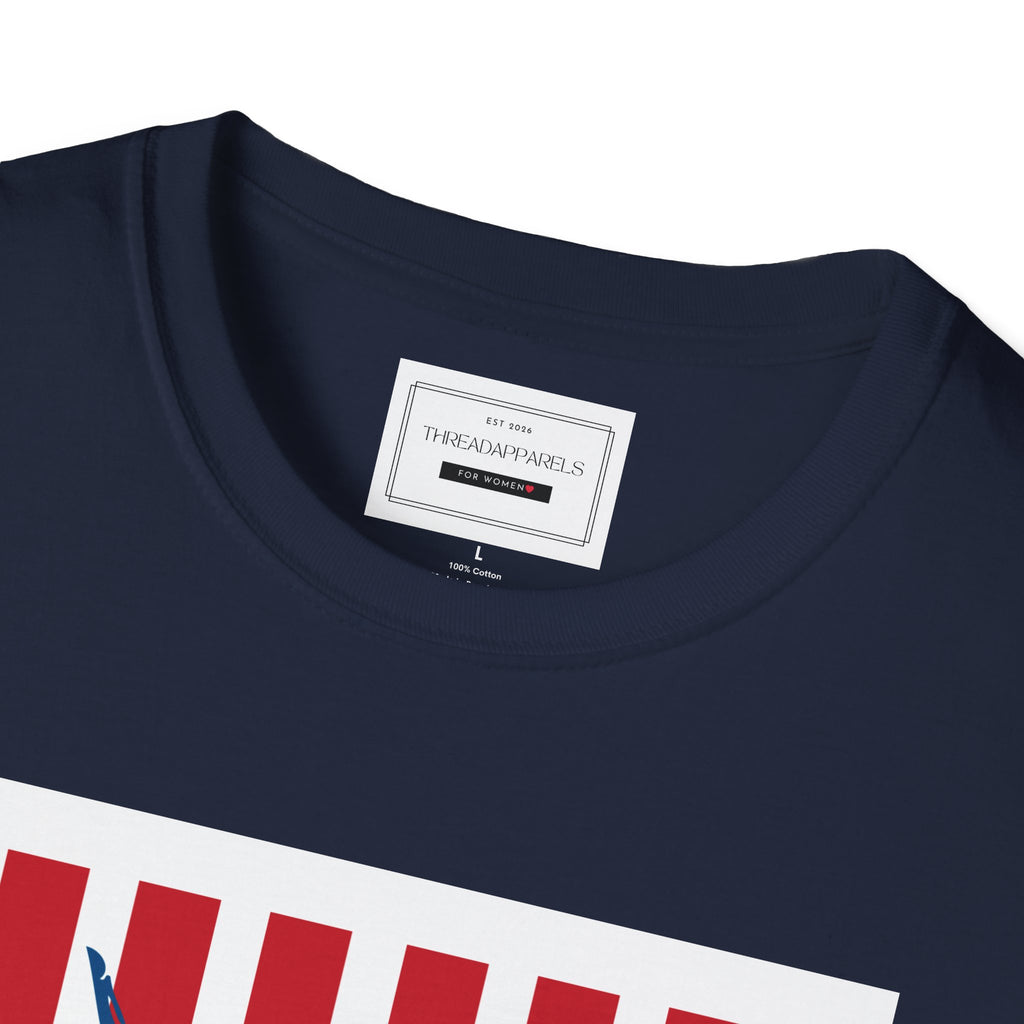 Liberty Statue Tee — Retro American Flag Stars Graphic T-Shirt