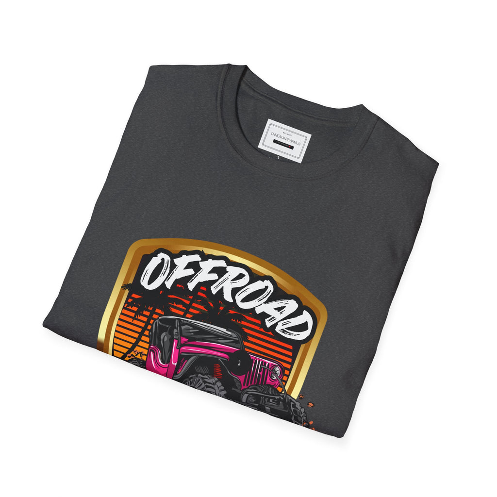 Offroad Adventure T-Shirt - Vintage Jeep Badge Graphic Tee