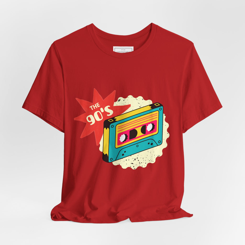 90s Cassette Tape Tee — Retro Vintage Mixtape T-Shirt