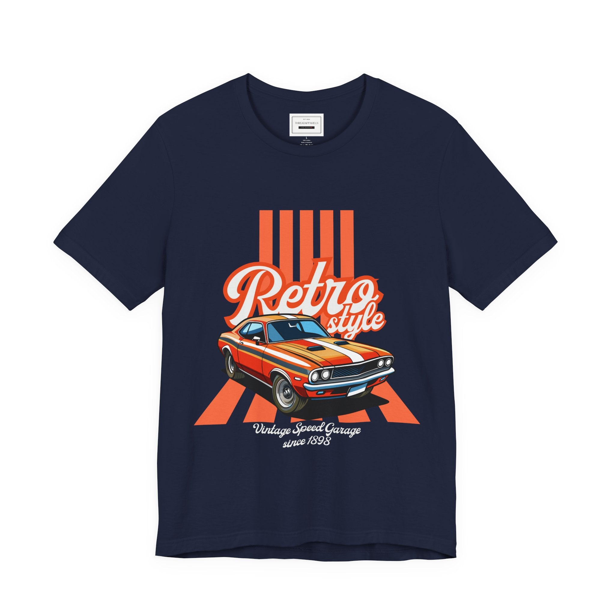 Retro Style Muscle Car Tee — Vintage Classic Car Graphic T-Shirt