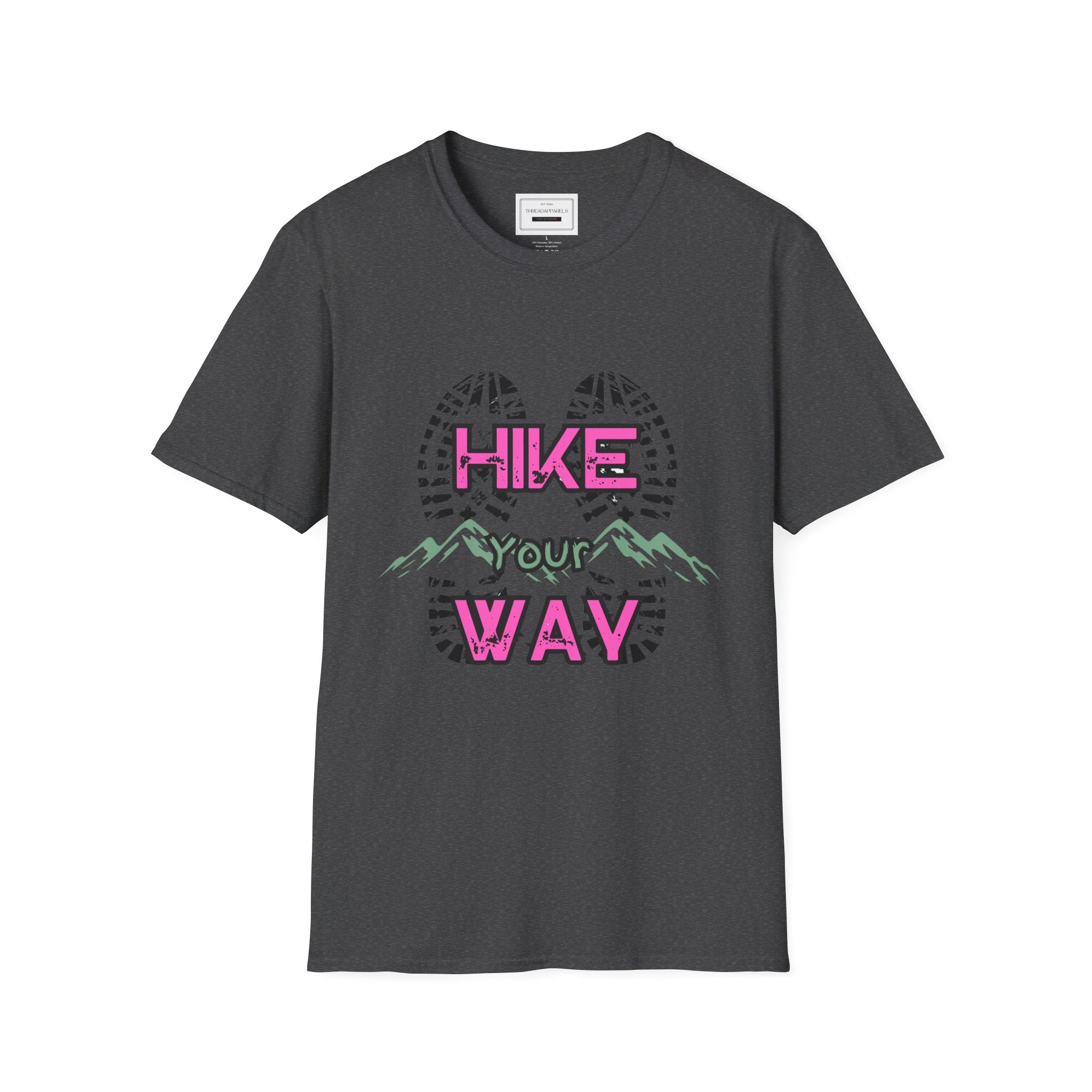 Hike Your Way Tee — Retro Mountain Hiking T‑Shirt