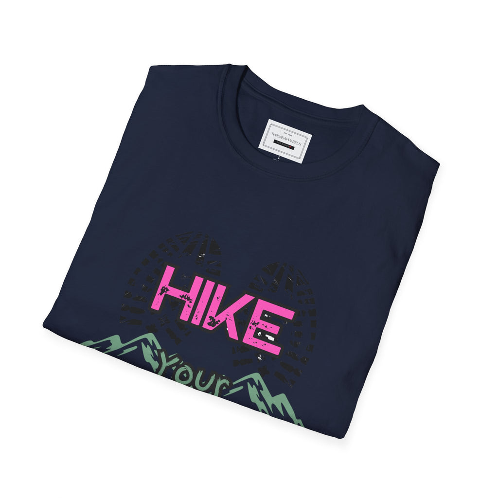 Hike Your Way Tee — Retro Mountain Hiking T‑Shirt