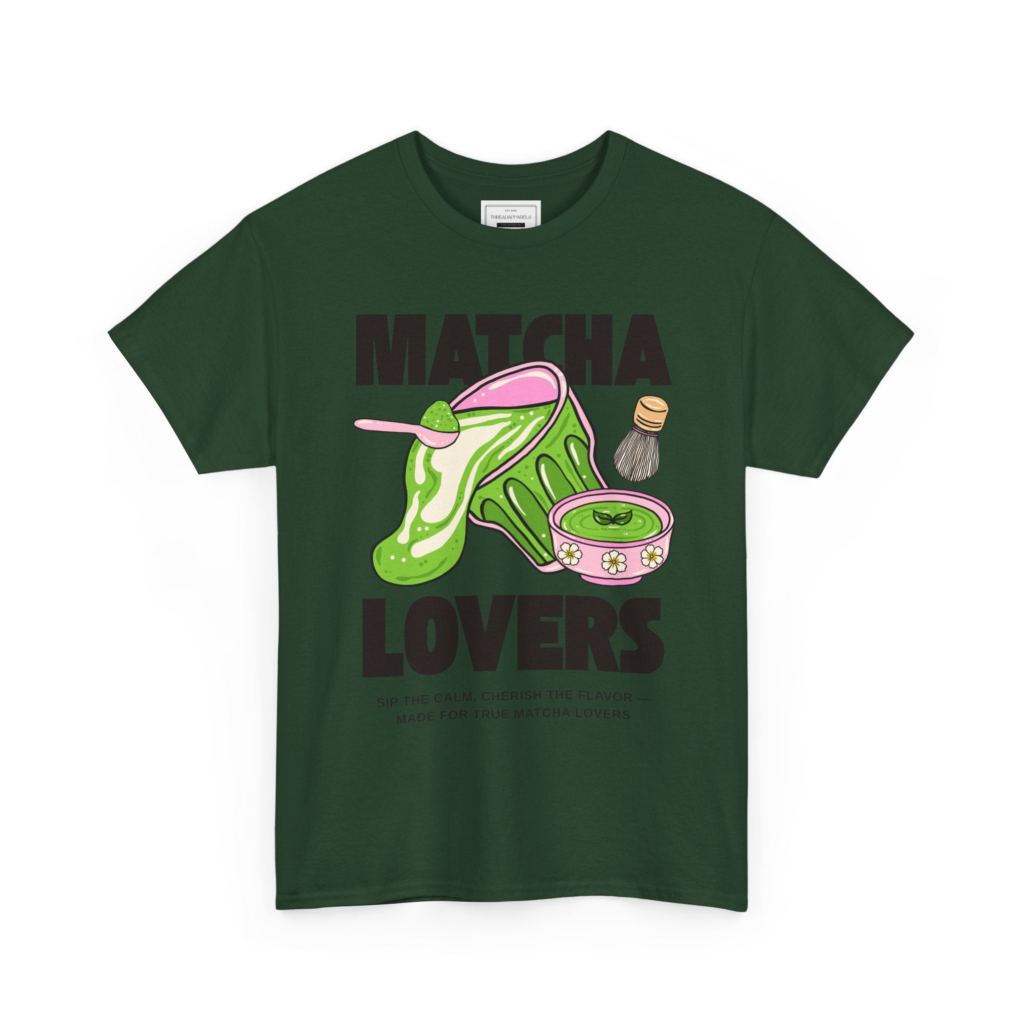 Matcha Lovers T-Shirt — Cute Matcha Tea Graphic Tee for Tea Enthusiasts