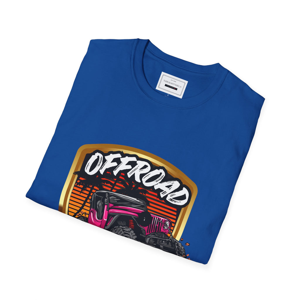 Offroad Adventure T-Shirt - Vintage Jeep Badge Graphic Tee
