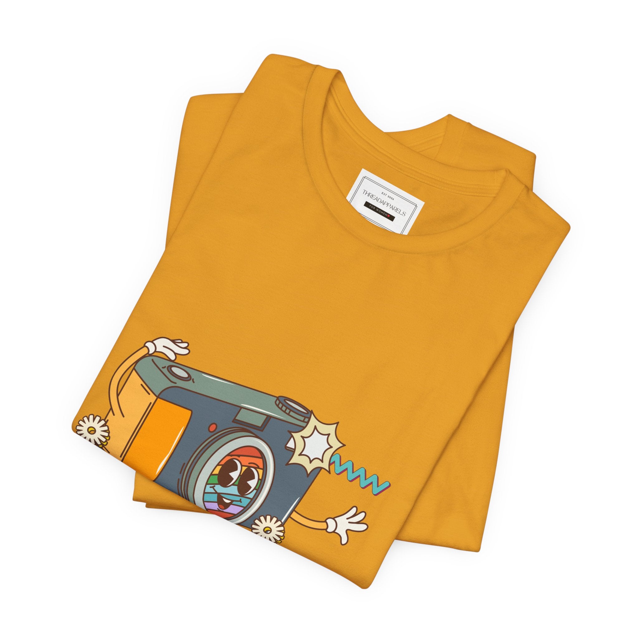 Camera Graphic Tee — "Capturing Moments That Last Forever" Vintage Film Photography T-Shirt