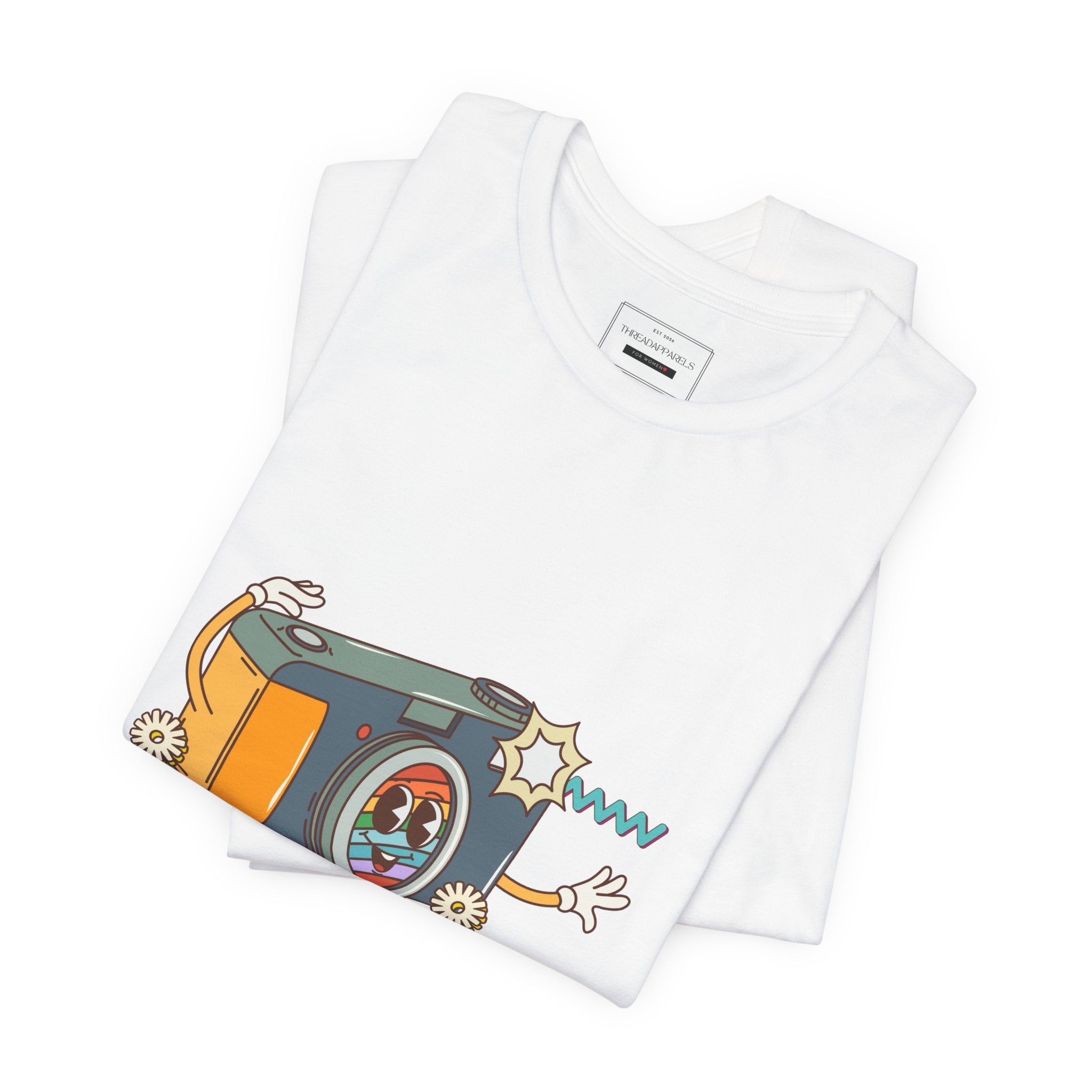 Camera Graphic Tee — "Capturing Moments That Last Forever" Vintage Film Photography T-Shirt