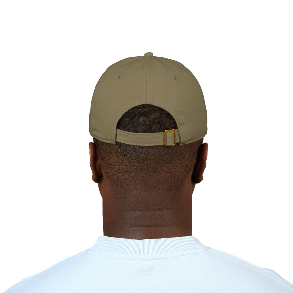 Queen Embroidered Baseball Cap — Floral Script Crown Organic Hat