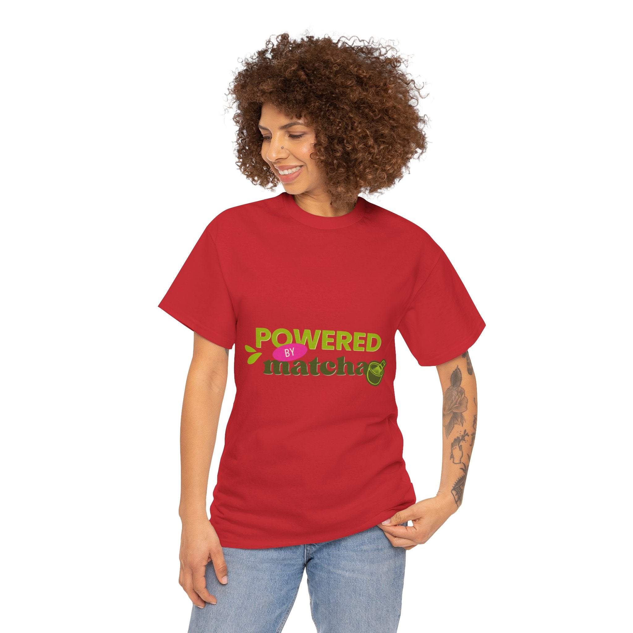 Powered by Matcha T-Shirt — Matcha Lover Tee