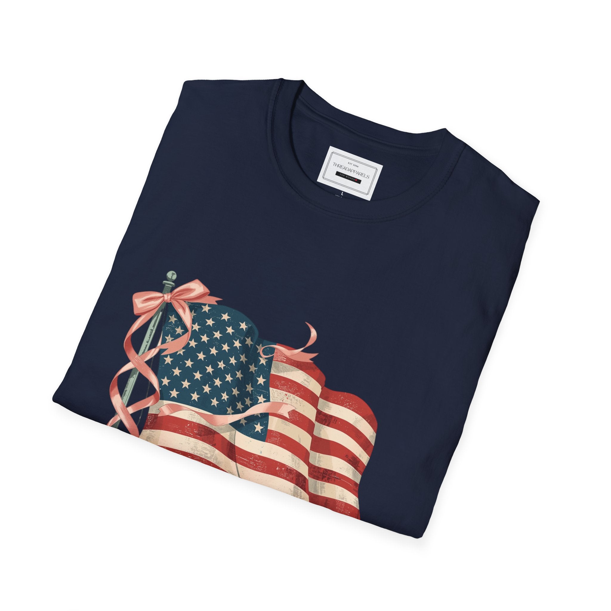 Vintage American Flag T-Shirt — Distressed Patriotic Tee for 4th of July