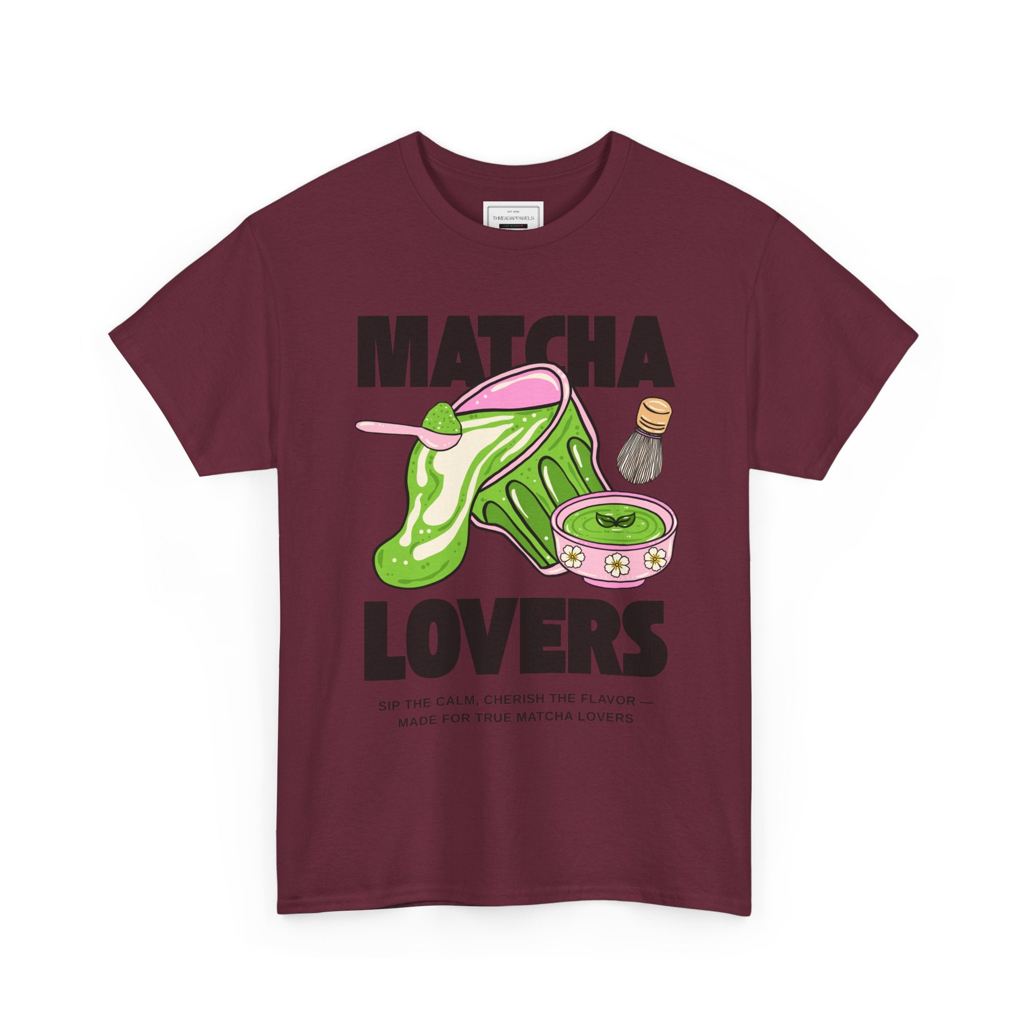Matcha Lovers T-Shirt — Cute Matcha Tea Graphic Tee for Tea Enthusiasts