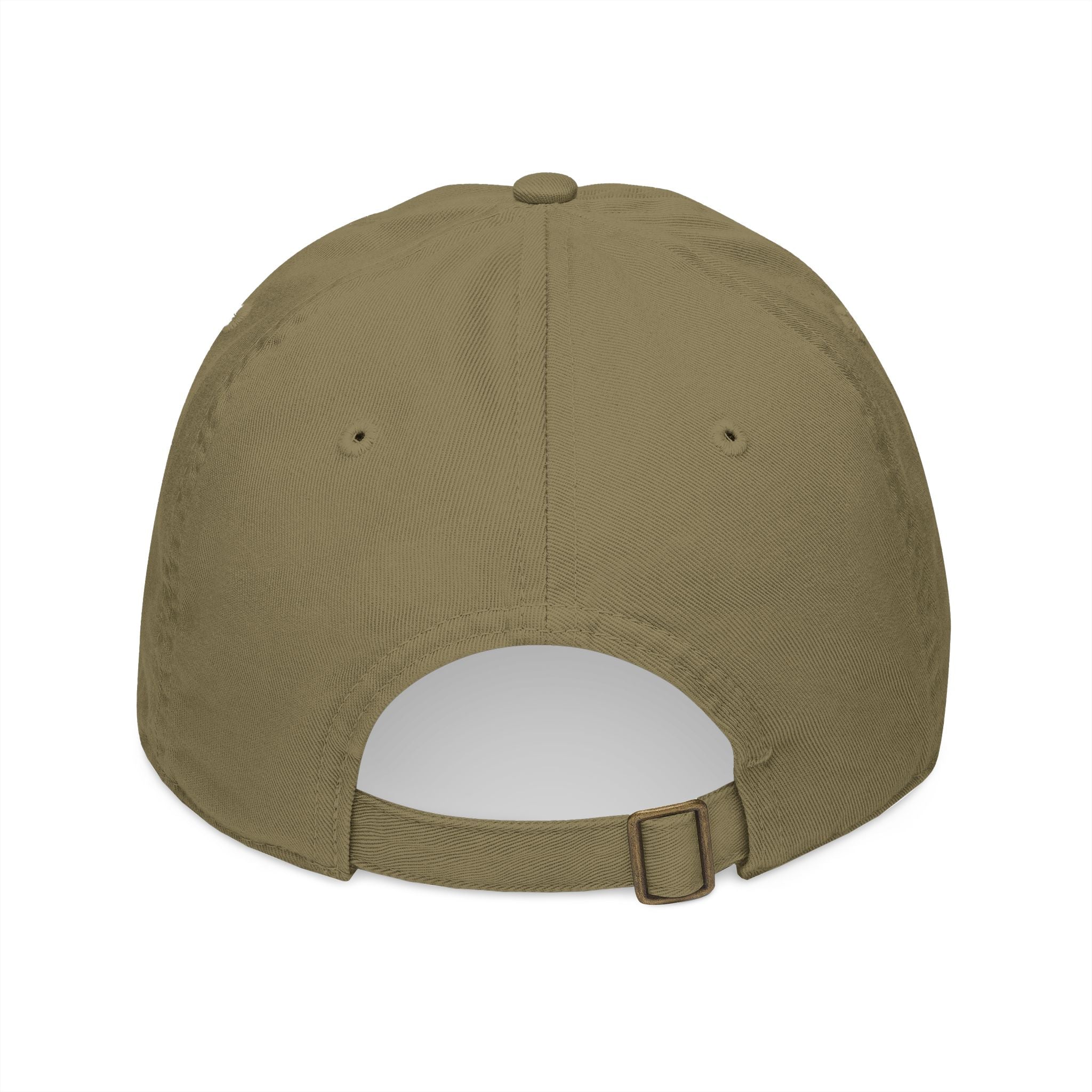 Embroidered Teddy Bear Baseball Cap — Organic Cotton Adjustable Hat