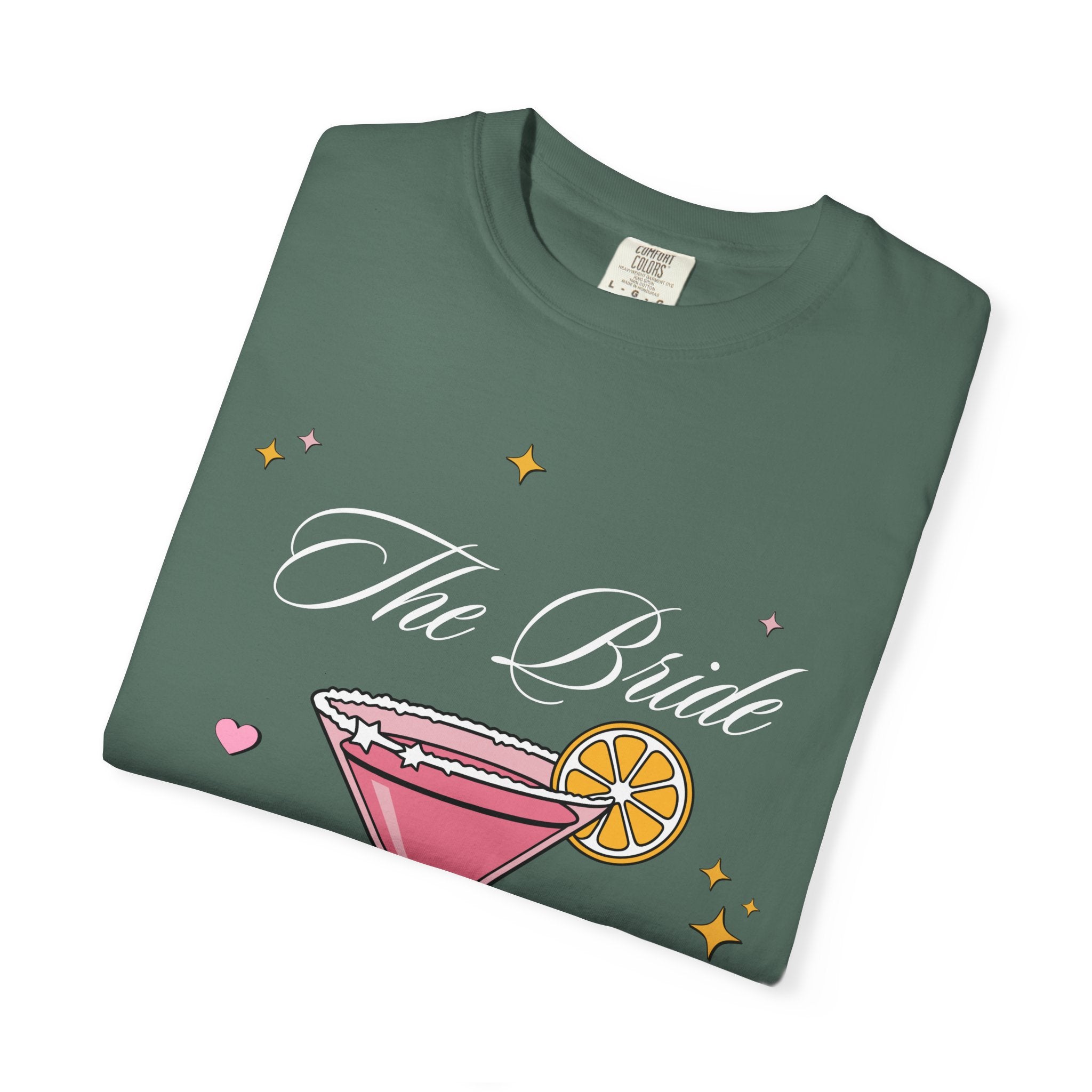 Bride T-Shirt — Pink Cocktail Bachelorette Tee