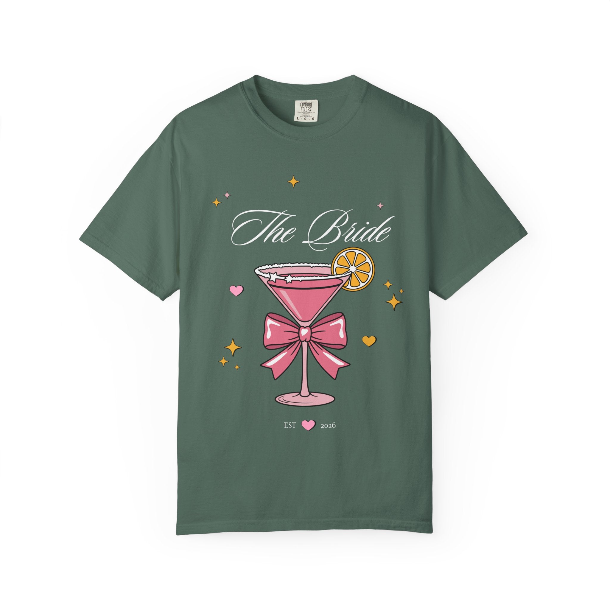 Bride T-Shirt — Pink Cocktail Bachelorette Tee