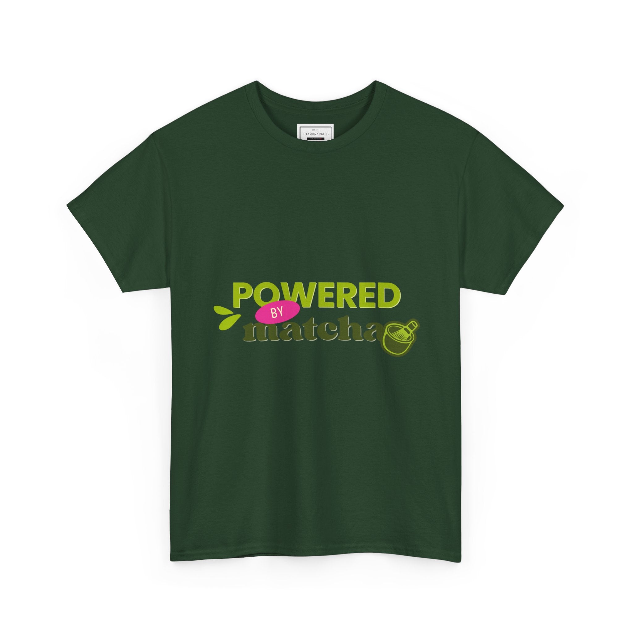 Powered by Matcha T-Shirt — Matcha Lover Tee