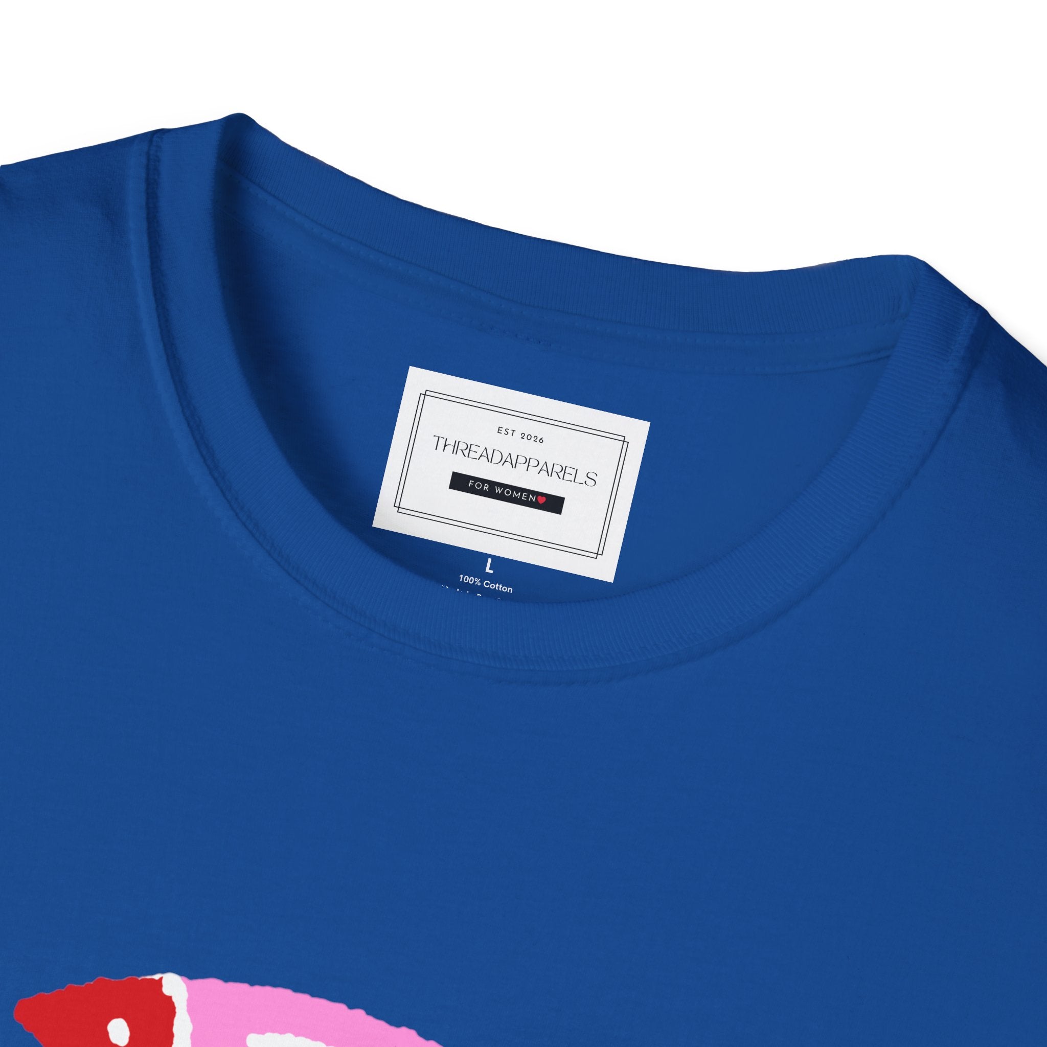 Fish Stacked Tee — Cute Pink & Red Graphic T-Shirt for Beach Lovers
