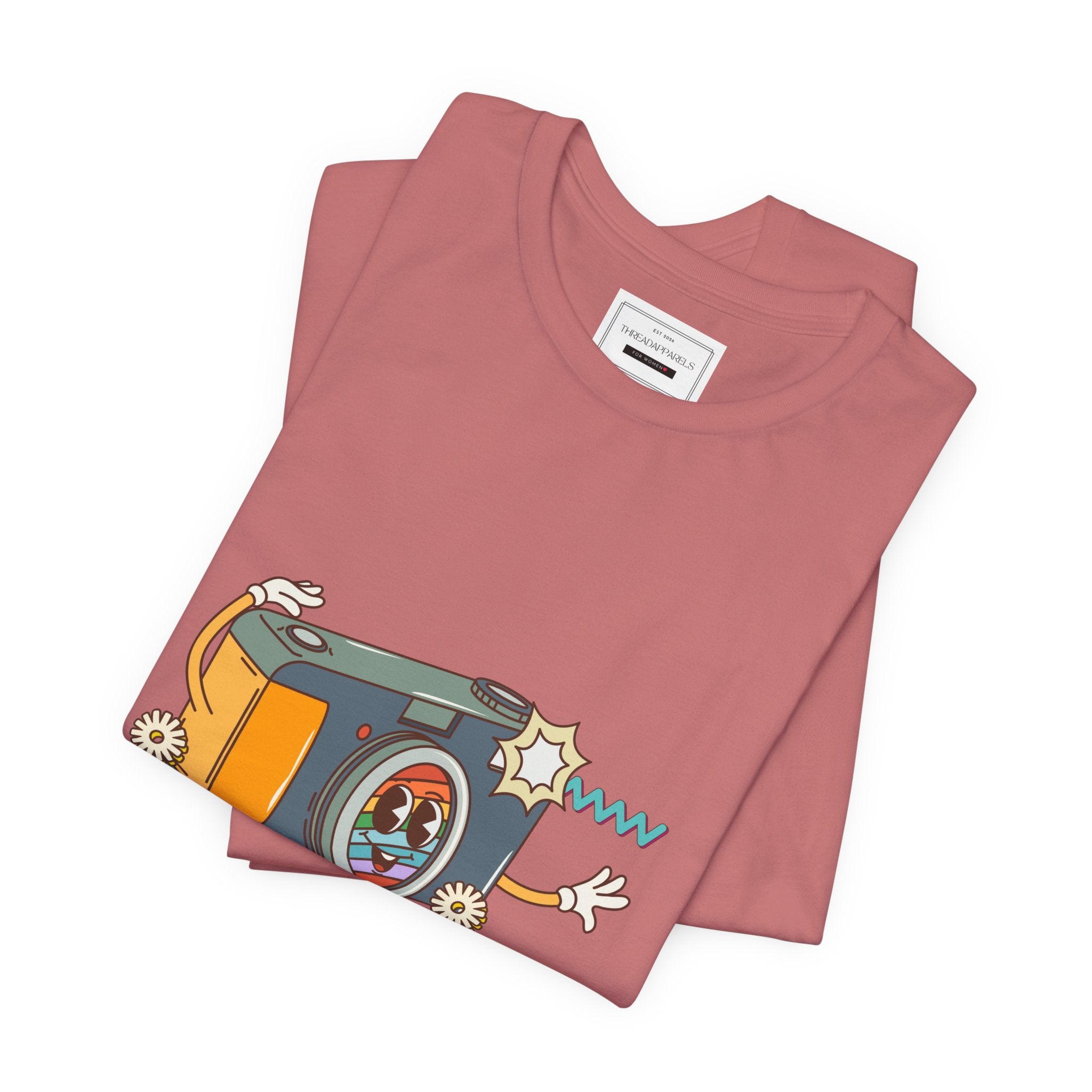 Camera Graphic Tee — "Capturing Moments That Last Forever" Vintage Film Photography T-Shirt