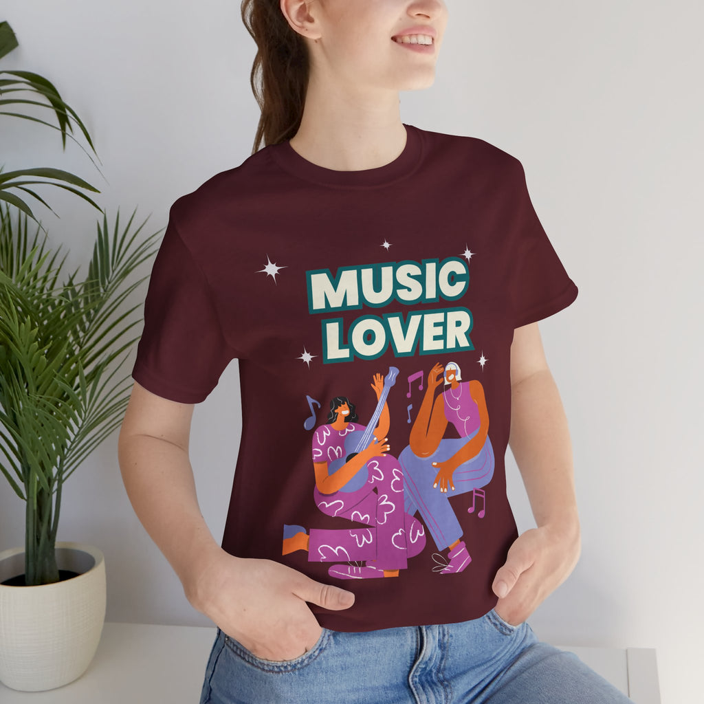 Music Lover T‑Shirt — Graphic Tee for Musicians & Concert Fans