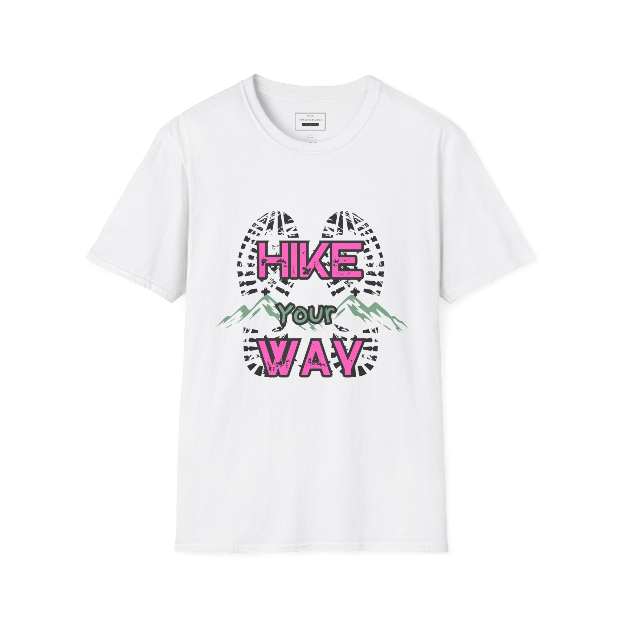Hike Your Way Tee — Retro Mountain Hiking T‑Shirt